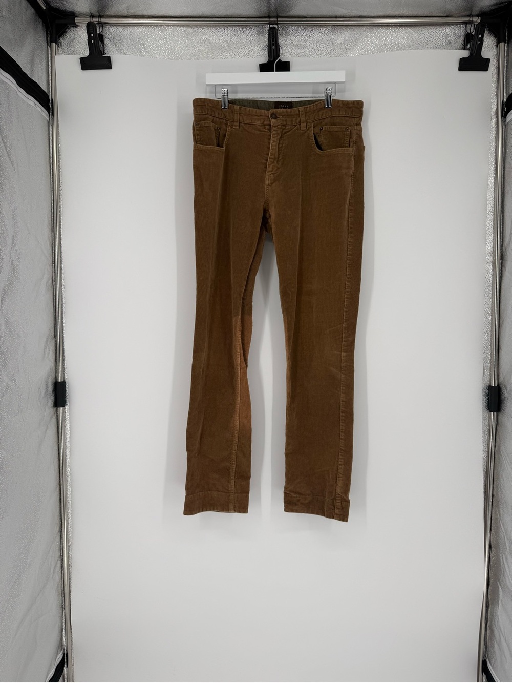 Jachs Men’s Bowie Fit Brown Corduroy Jeans sz 34